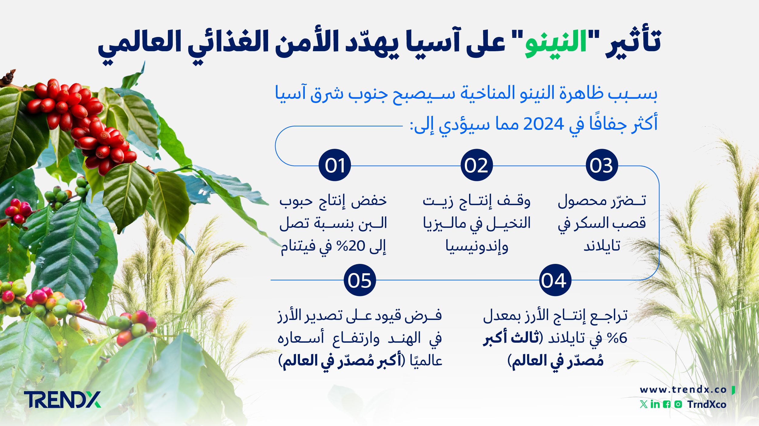 تأثير النينو على آسيا يهدّد الأمن الغذائي العالمي ثروات السعوديين في الفترة من عام 2000 إلى 2022 01